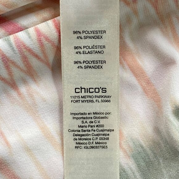 Chico's Skirt Women's 2 US Medium Asymmetrical Midi Tribal Boho Cottage Fairy‎ - Picture 5 of 16